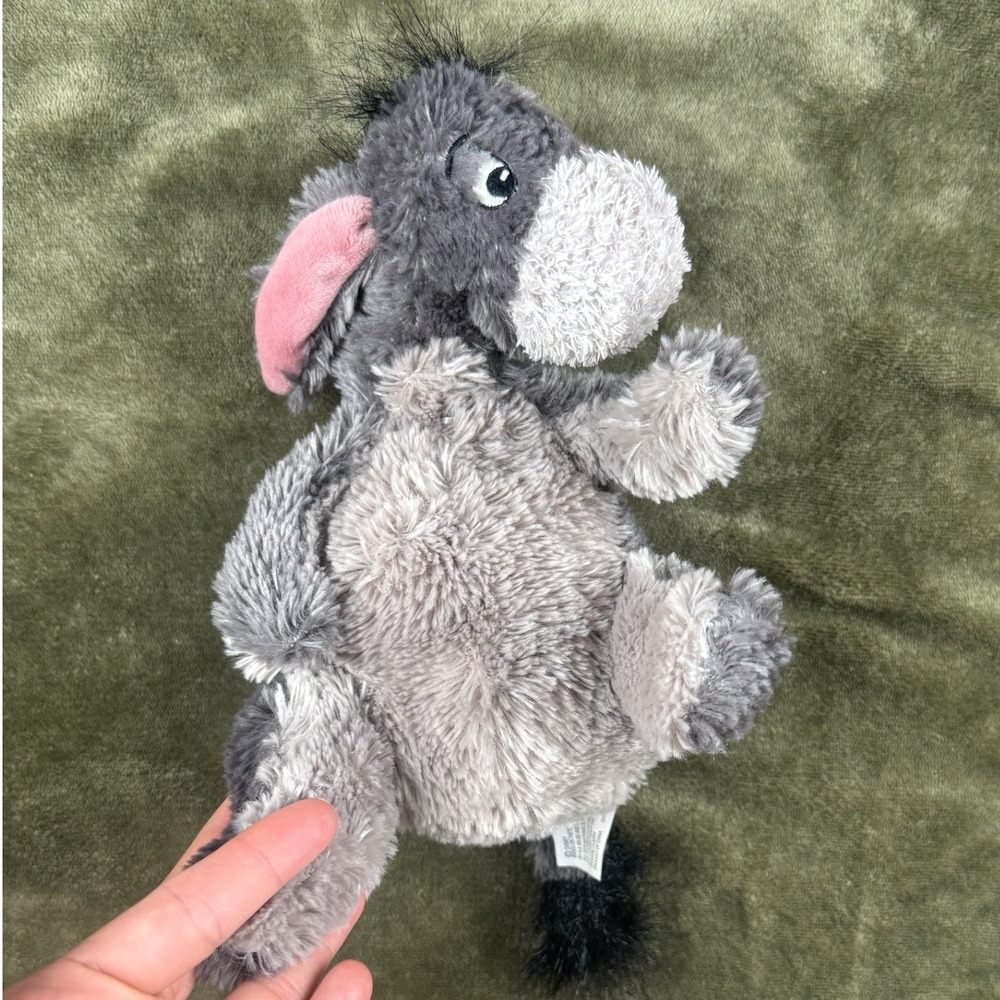 Disney Parks Eeyore Plush Winnie the Pooh Shaggy Grey Donkey‎ Stuffed Animal 9in